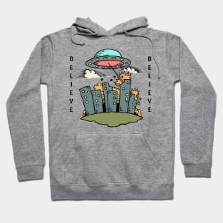 Believe in Aliens Hoodie